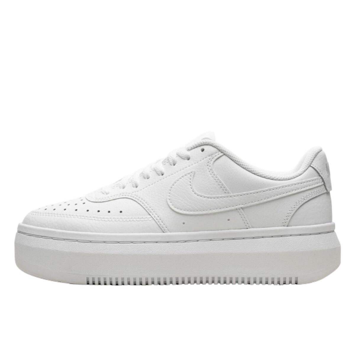 Nike - Chaussures  Court Vision Alta Low Triple White - Baskets - Blanc - 38.5 - Decathlon
