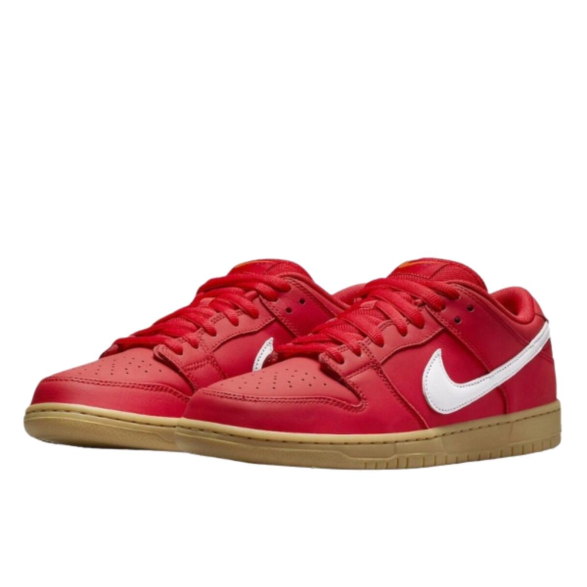 Chaussures  SB Dunk Low University Red Gum 2/3