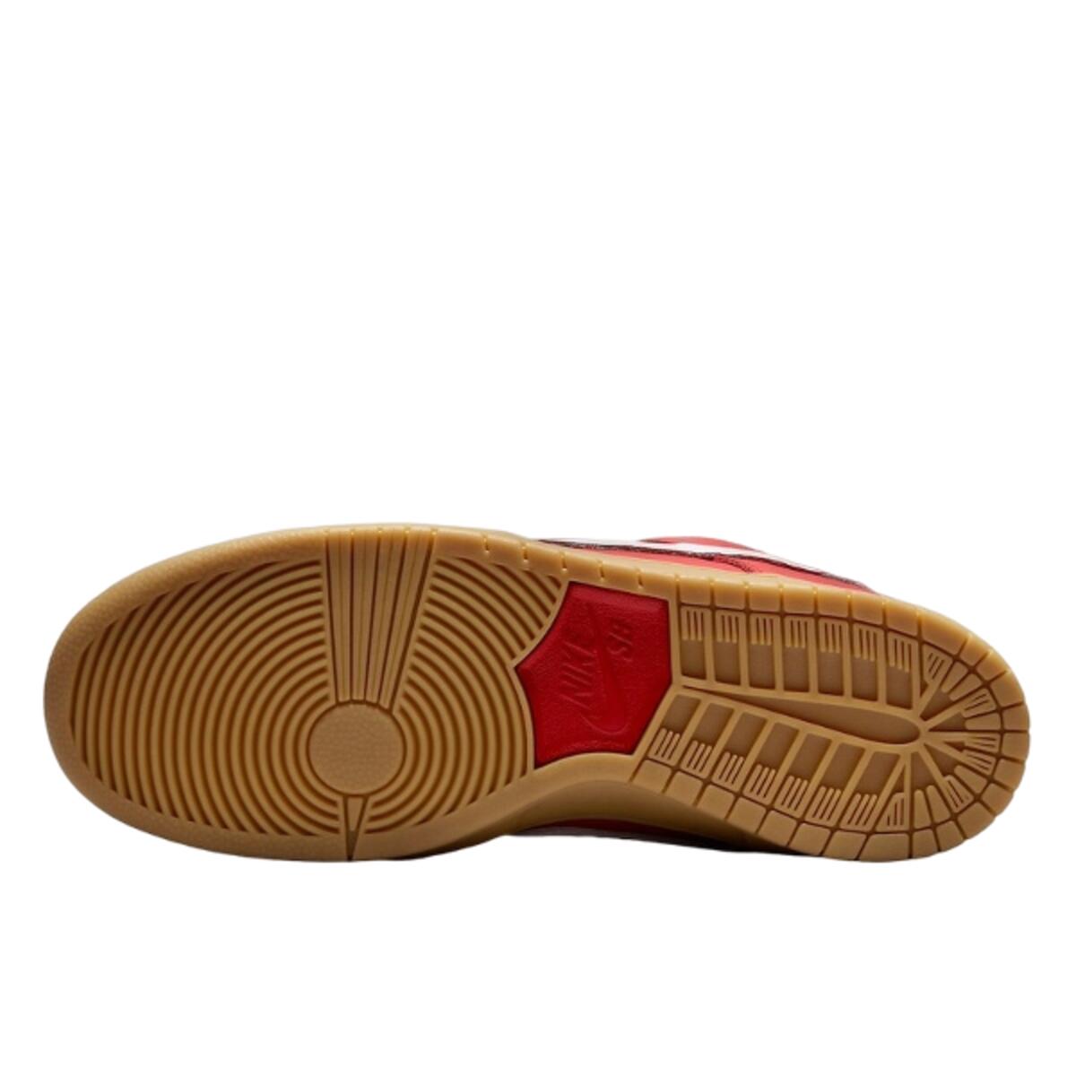 Chaussures  SB Dunk Low University Red Gum 3/3