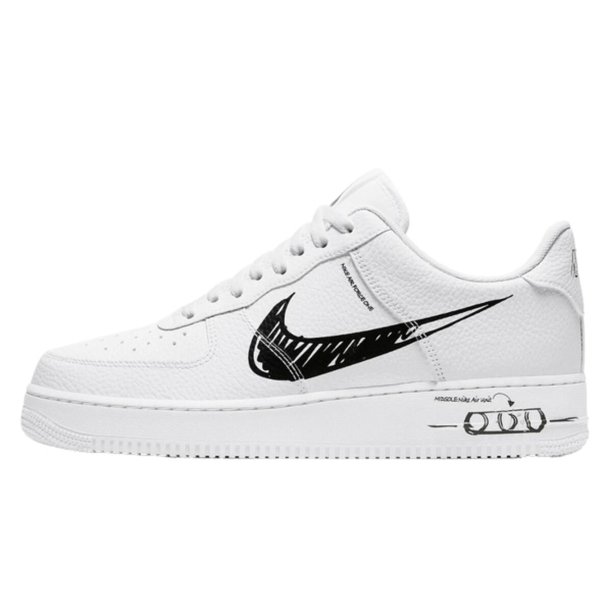 NIKE Schuhe  Air Force 1 Sketch White Black
