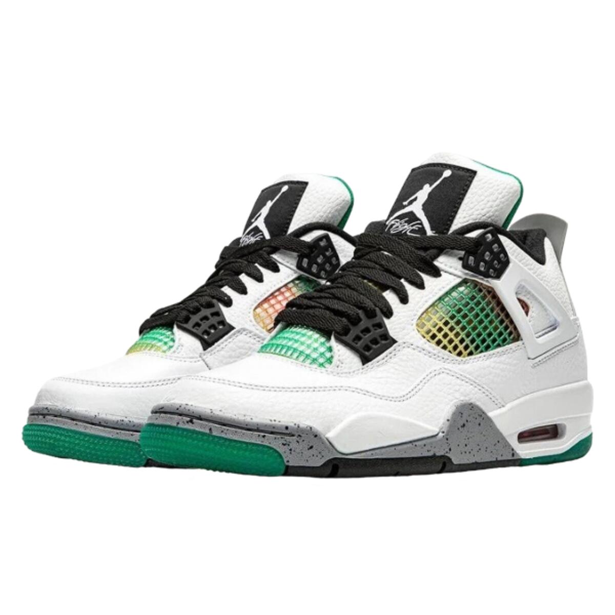 Chaussures  4 Retro Rasta Green 2/3