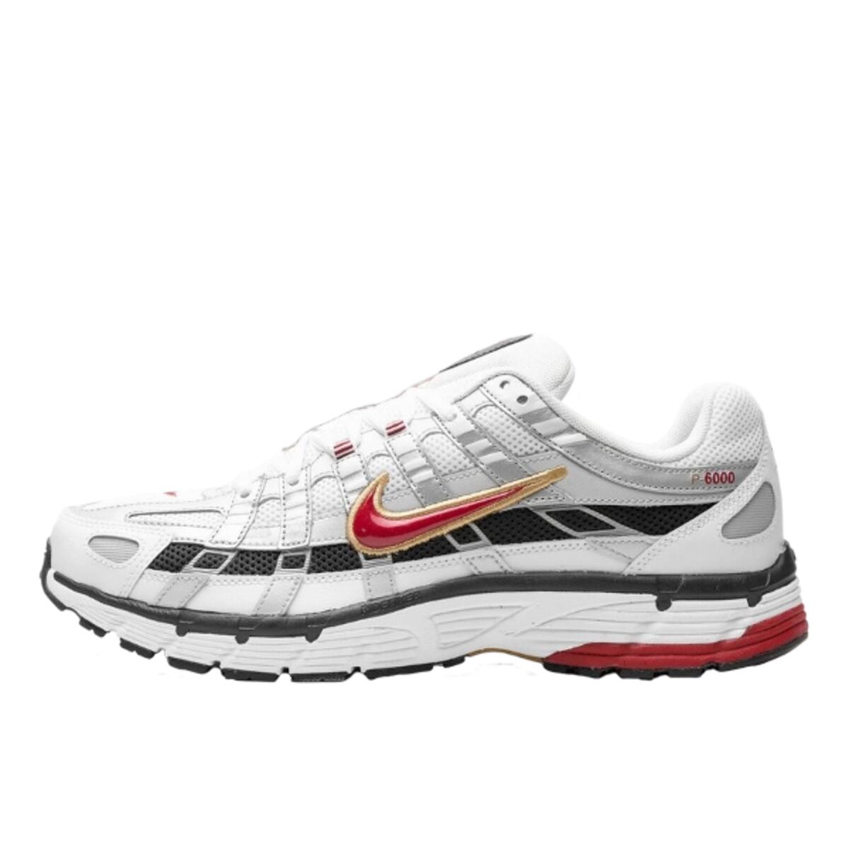 Nike - Chaussures  P-6000 Platinum Varsity Red - Baskets - Blanc - 44 L - Decathlon