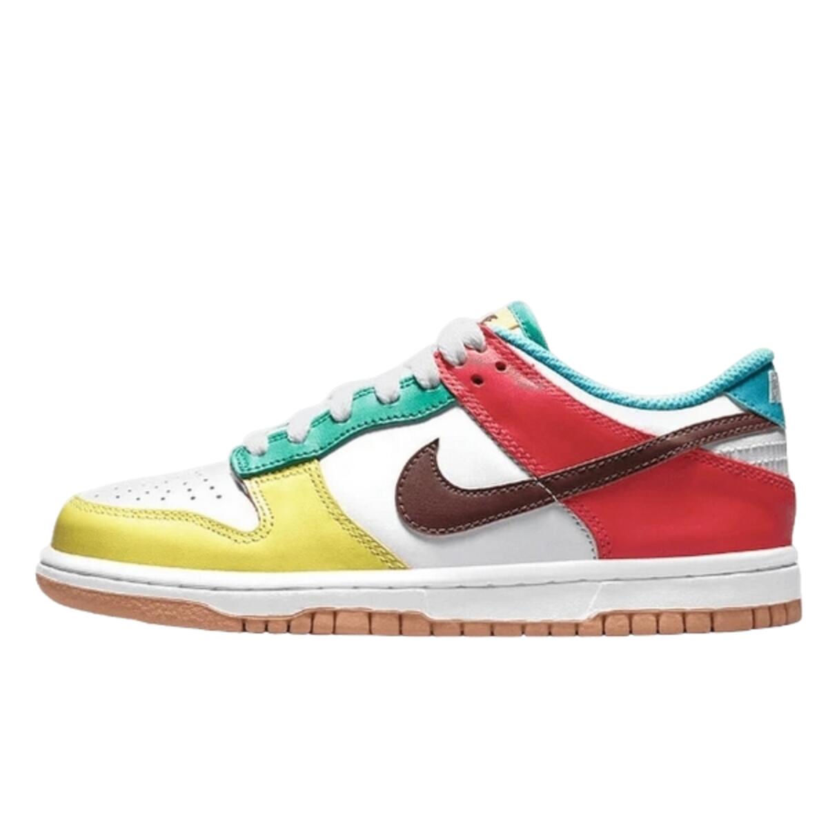 Nike - Chaussures  Dunk Low Se Free 99 Pack White - Baskets - Multicolore - 38 S - Decathlon