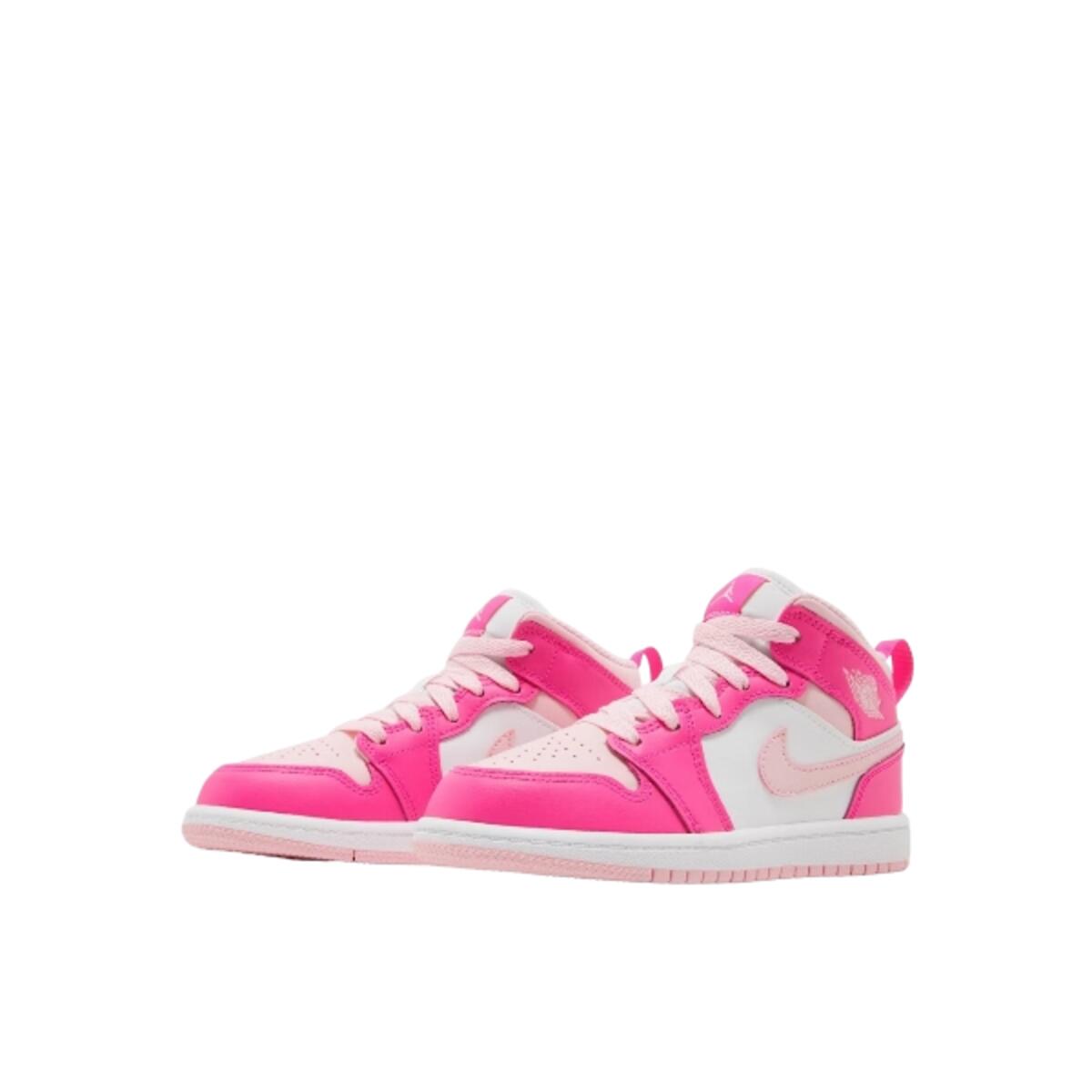 JORDAN Shoes  1 Mid Fierce Pink Enfant et Bébé