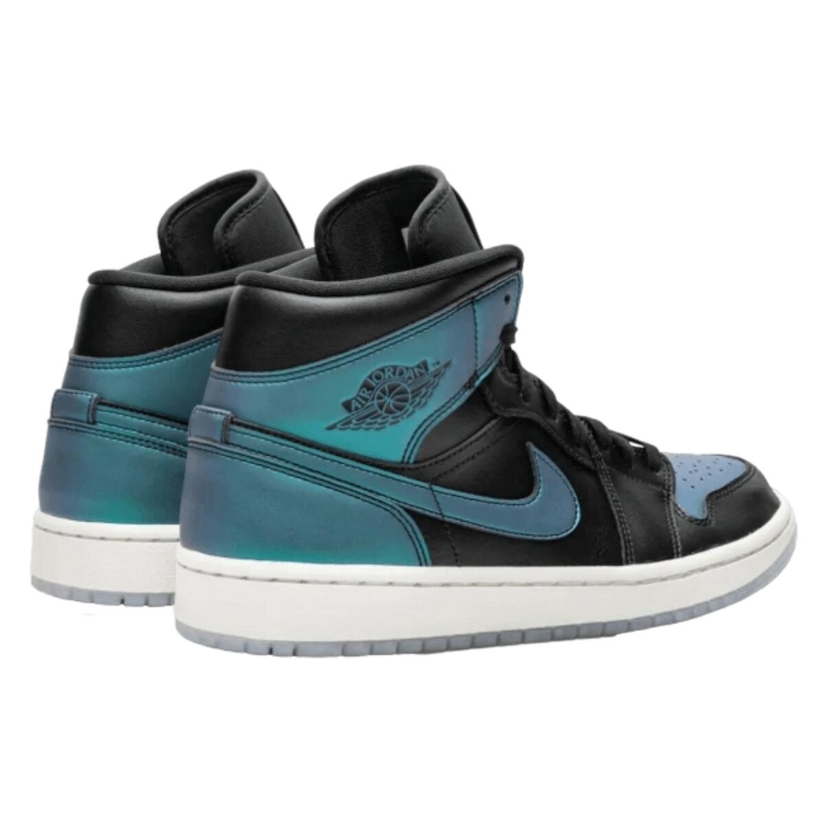 Tenis  1 Mid Iridescent Black 3/4