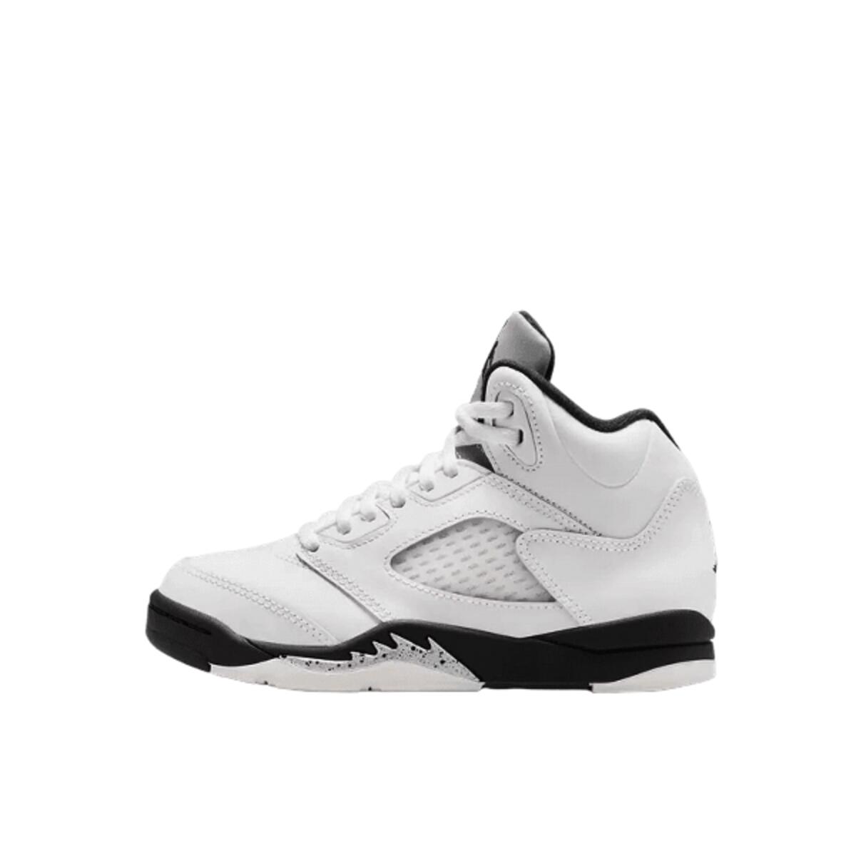 Nike - Chaussures  Air Jordan 5 Retro Reverse Metallic Enfant Et Bébé - Baskets - Blanc - Decathlon