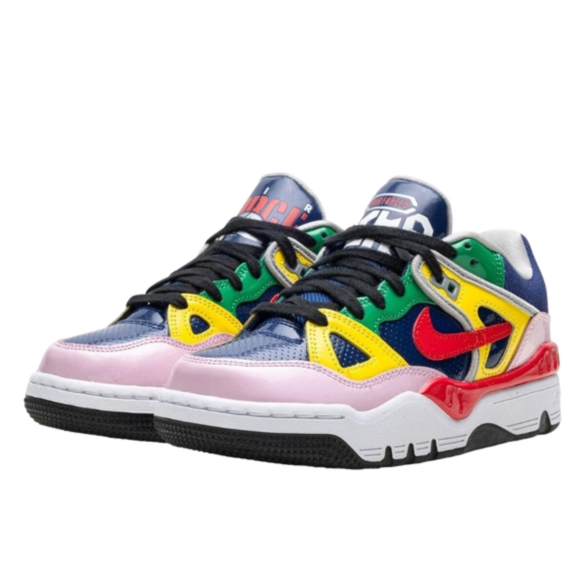 Chaussures  Air Force 3 Low SP Nigo Blue Void 2/4