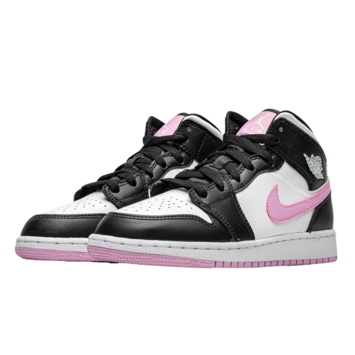 Schoenen  1 Mid White Black Light Arctic Pink 2/3