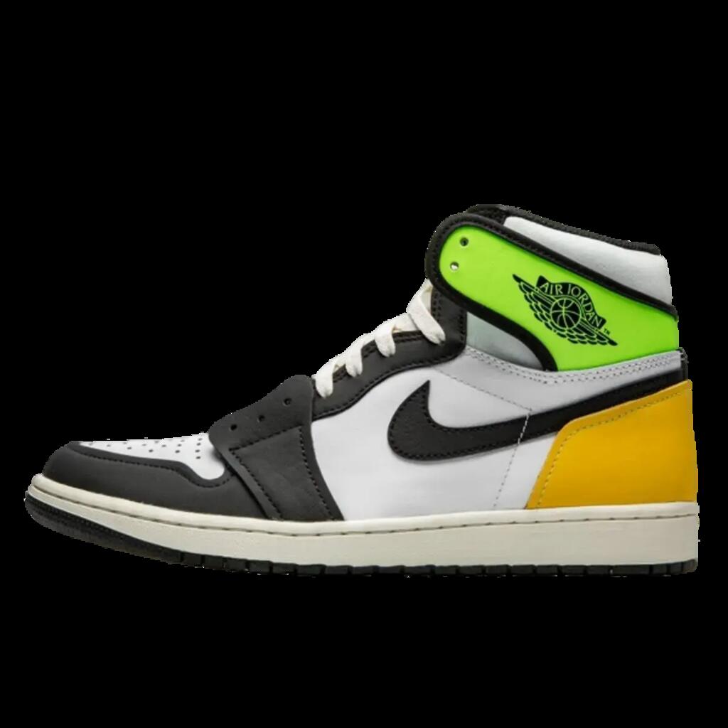 Shoes  1 Retro High OG Volt University Gold