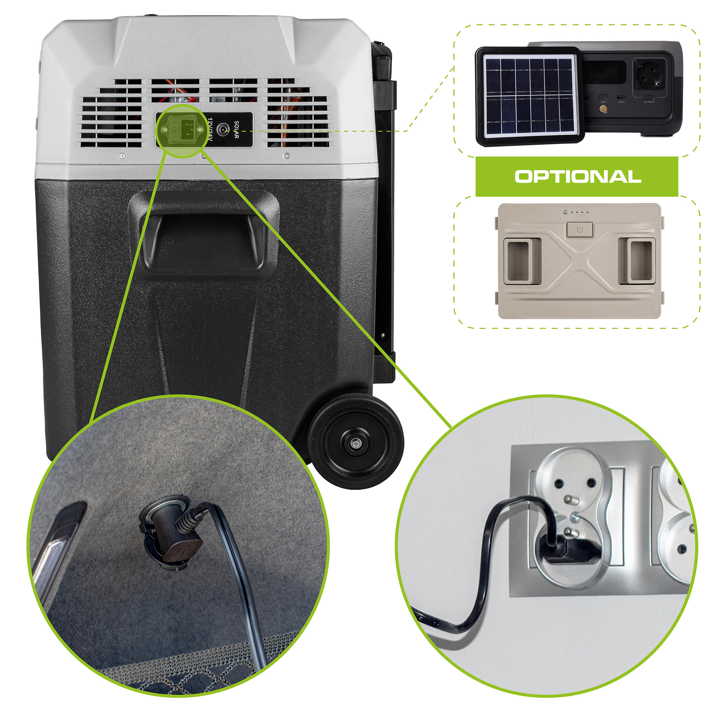Frigider turistic cu compresor Vayox VA-T40 12/24/230V, 40 L VAYOX