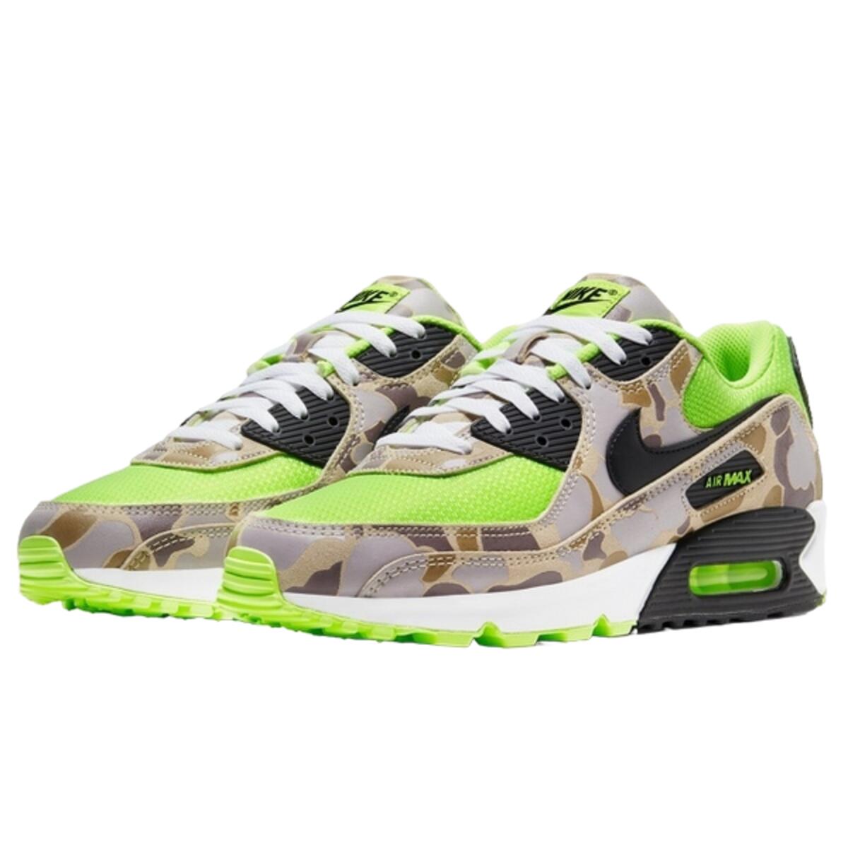 Schoenen  Air Max 90 Duck Camo Green Volt 2/2