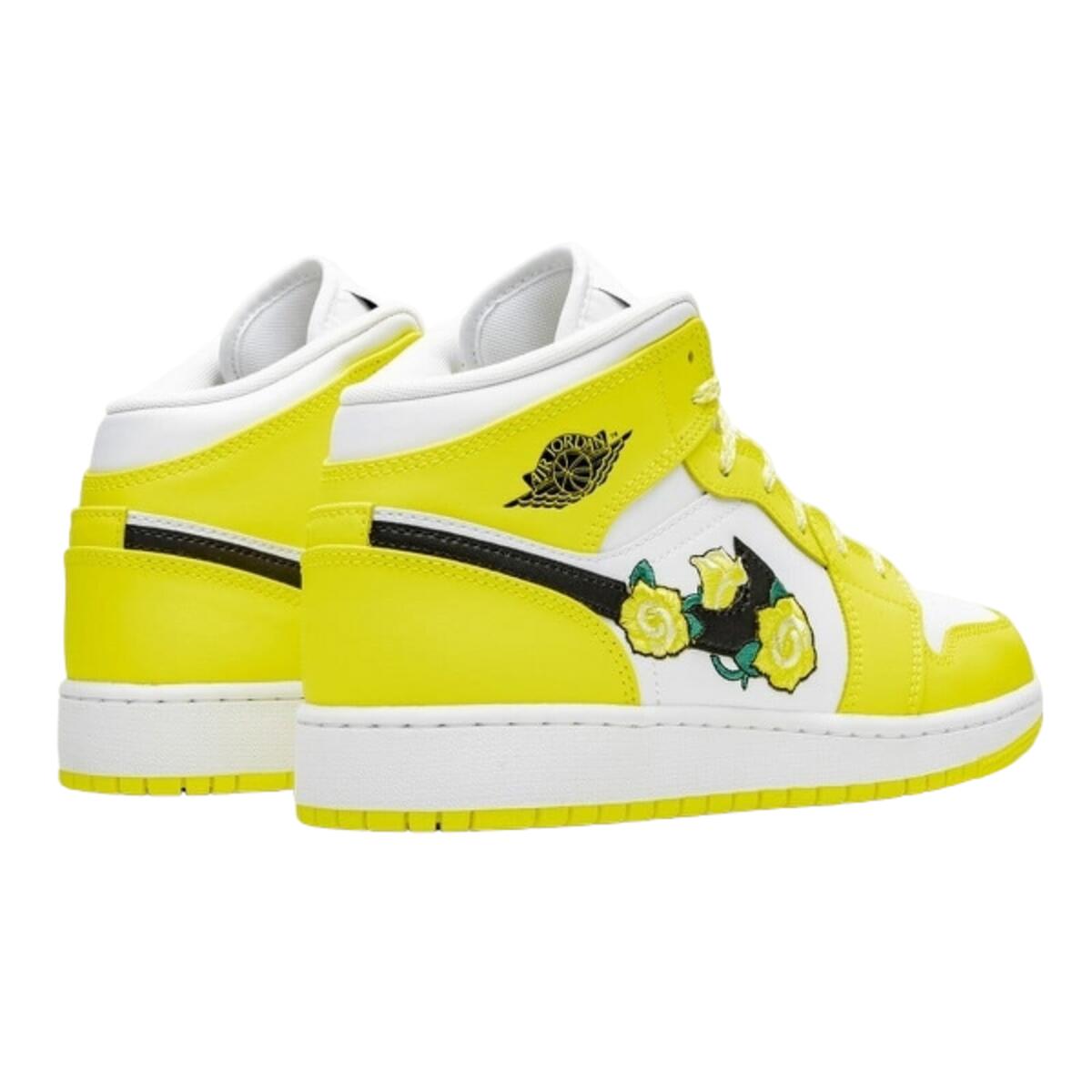 Chaussures  1 Mid Dynamic Yellow Floral 3/4