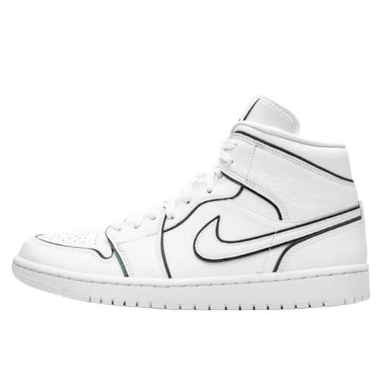 Zapatillas 1 Mid Iridescent Reflective White