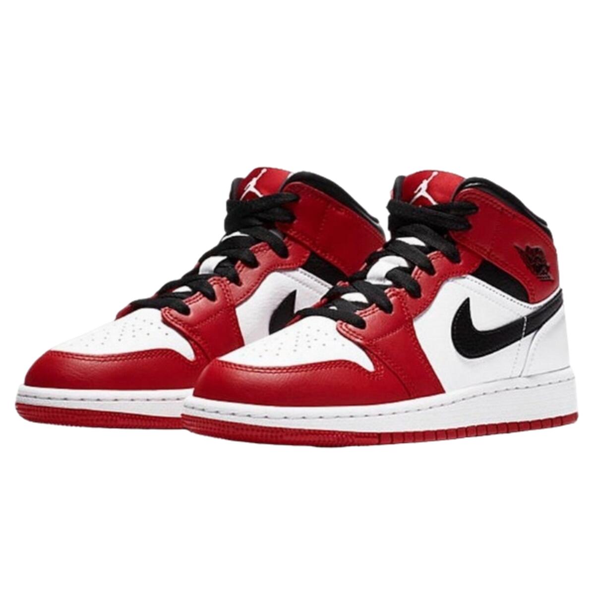 Chaussures  1 Mid Chicago White 4/4