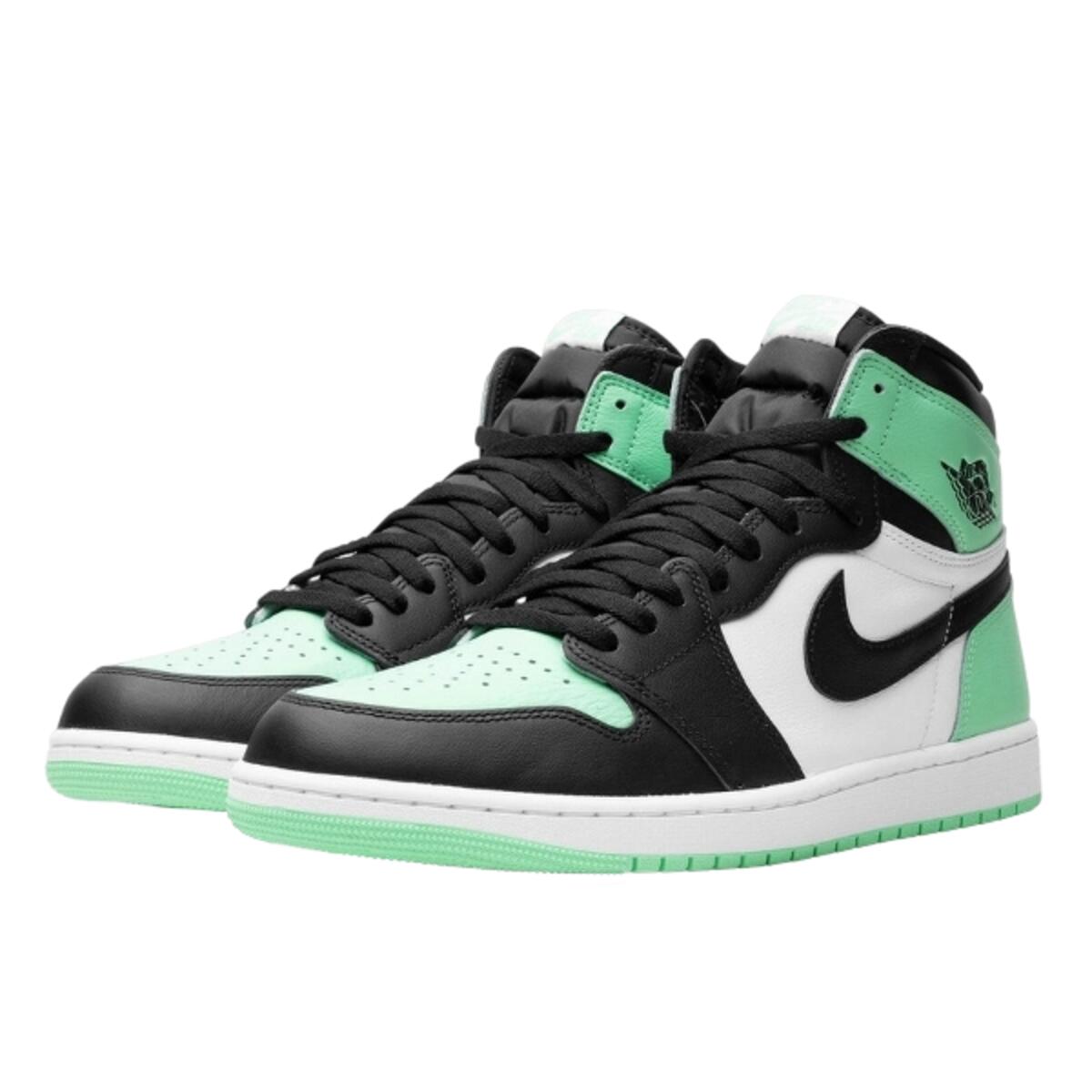 Shoes  1 Retro High OG Green Glow 2/5