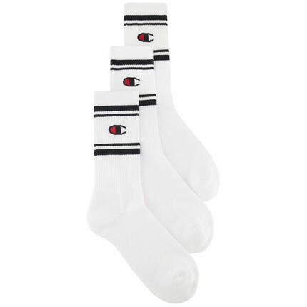Champion Socken 3er-Pack Baumwollmix weiß knöchelhoch