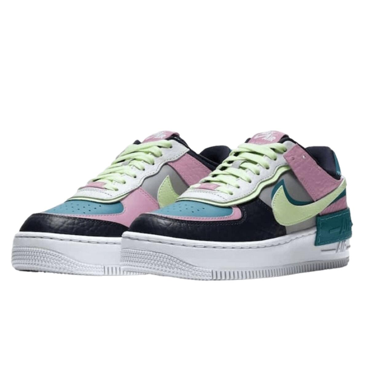 Tenis  Air Force 1 Shadow Barely Volt Oracle Aqua 2/3