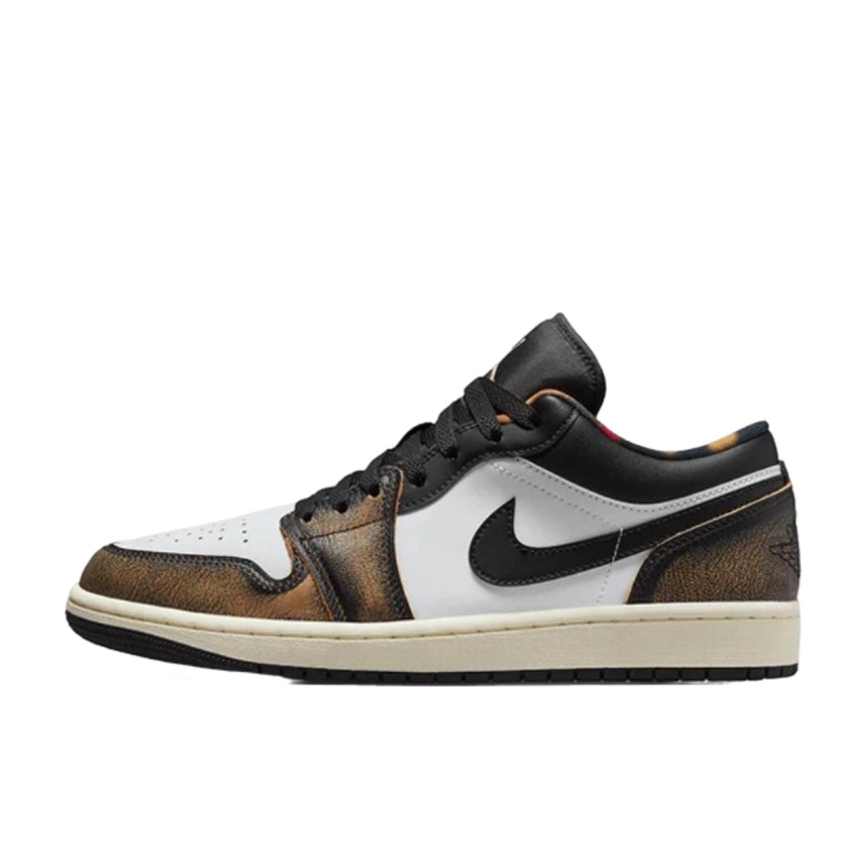 JORDAN Scarpe  1 Low SE Orange Wear-Away