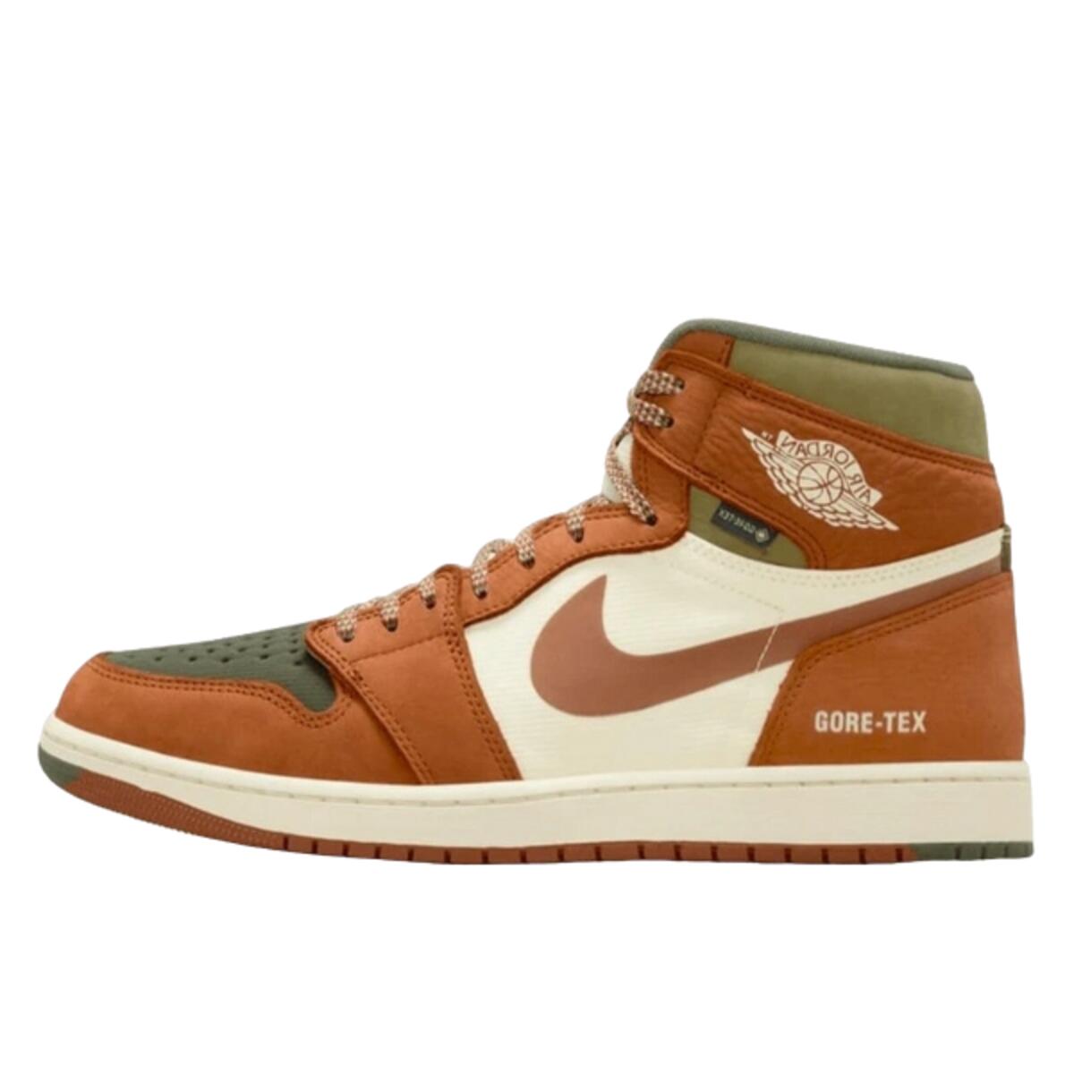 JORDAN Shoes  1 Retro High Element Gore-Tex Tan Olive