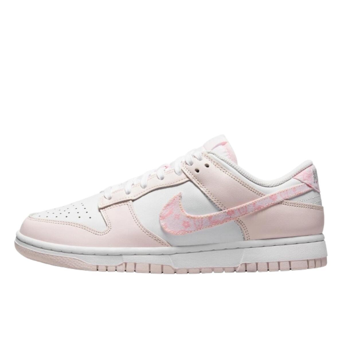 Nike - Chaussures  Dunk Low Essential Paisley Pack Pink - Baskets - Blanc - 41 - Decathlon
