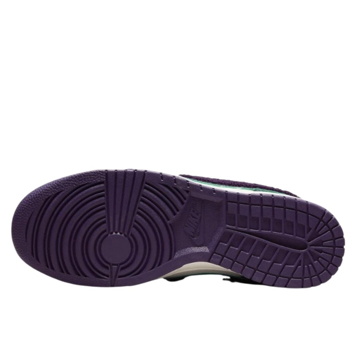 Schoenen  Dunk Low Chenille Swoosh White Purple 3/3