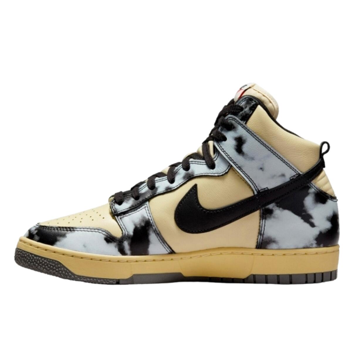 Nike - Chaussures  Dunk High 1985 Black Acid Wash - Baskets - Jaune - 38 S - Decathlon