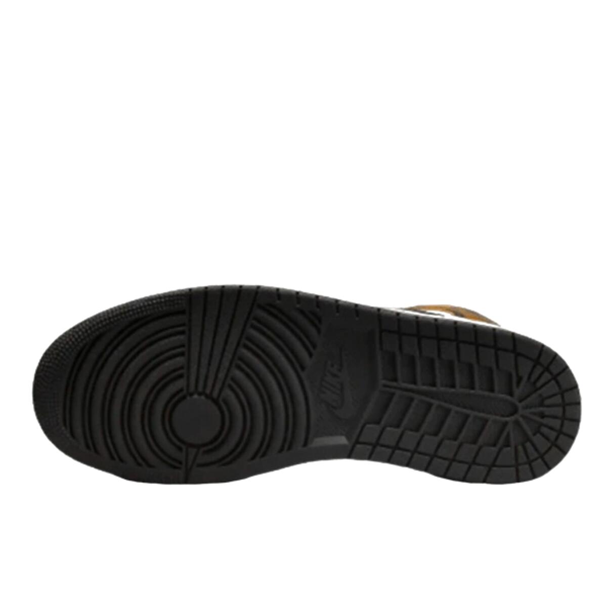Chaussures  1 Mid SE Orange Wear-Away 3/3