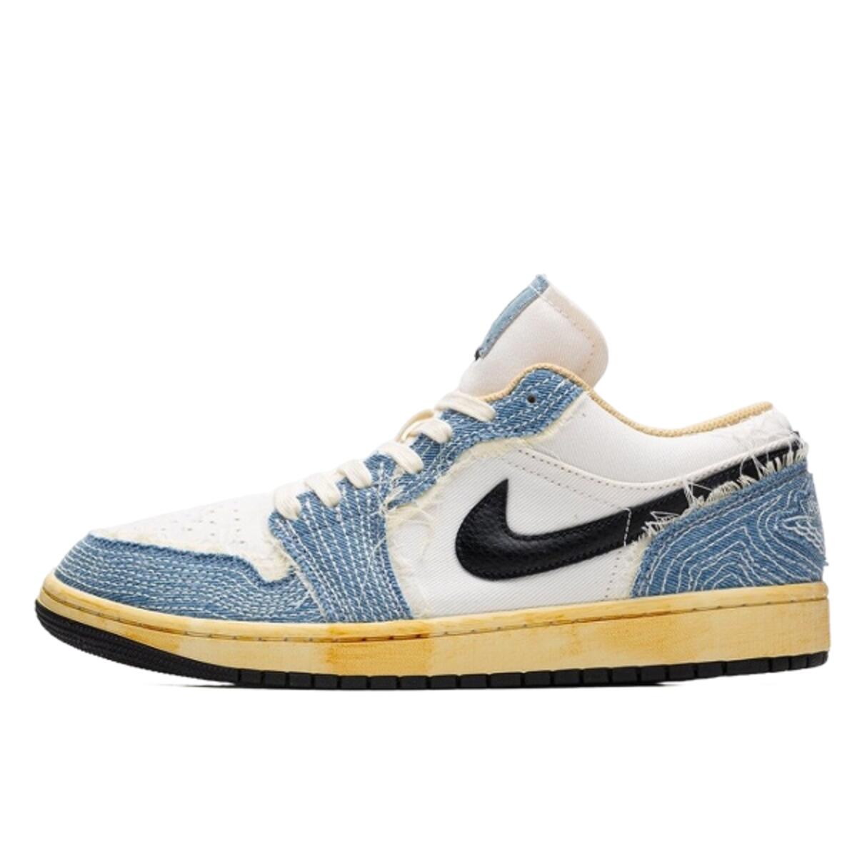 JORDAN Scarpe  1 Low WRMK Jean Sashiko