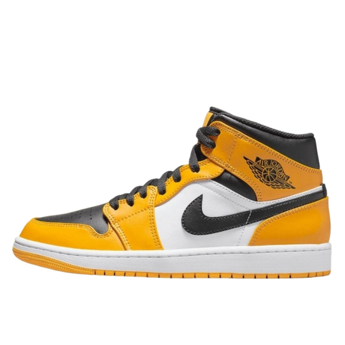 Jordan - Chaussures  1 Mid Taxi - Baskets - Jaune - Decathlon
