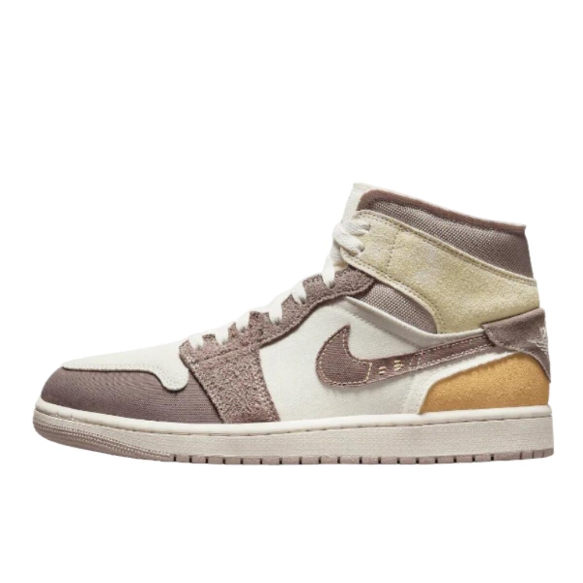 JORDAN Shoes  1 Mid SE Craft Sail Taupe Haze