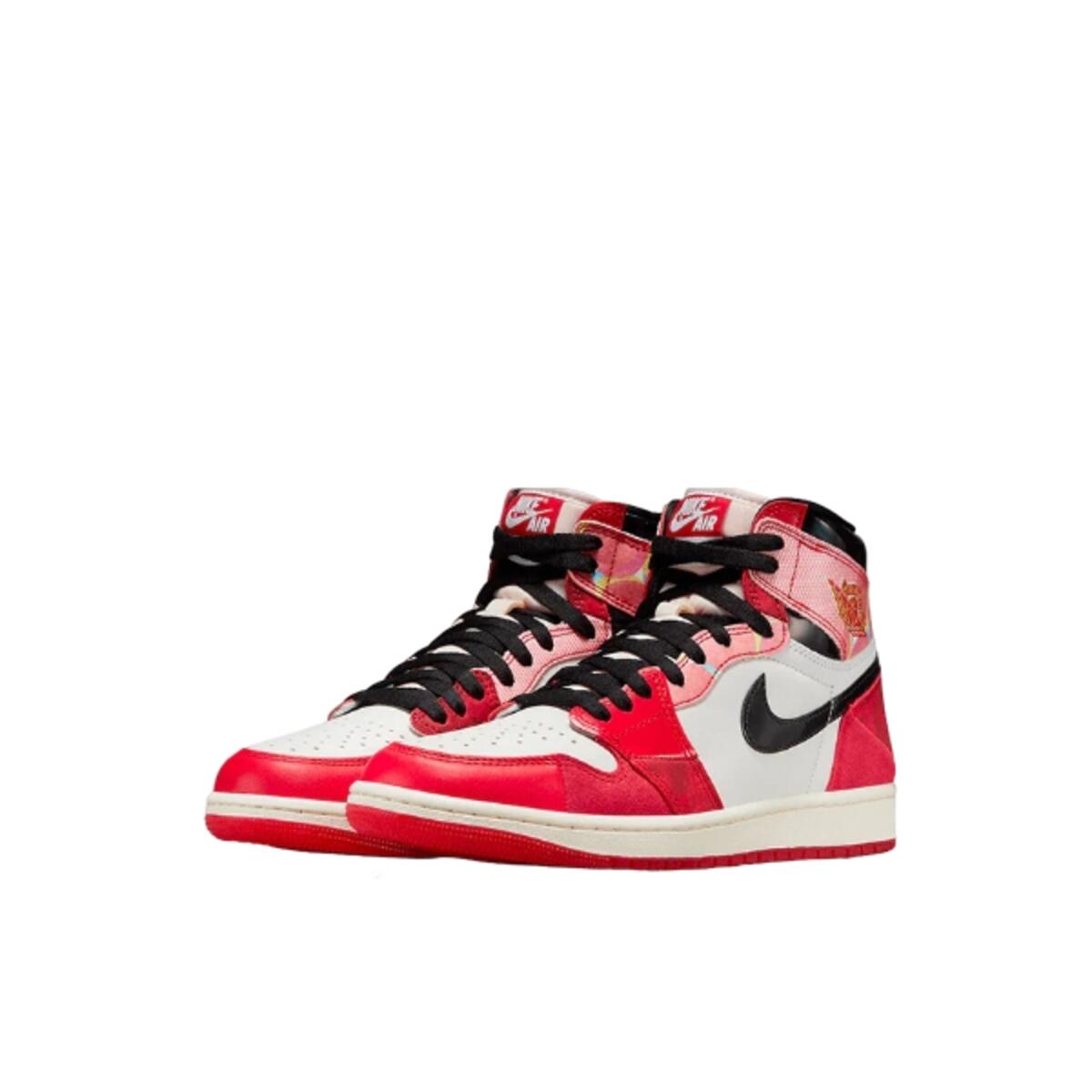 Jordan - Chaussures  1 High Og Spider-man Across The Spider-verse Enfant Et Bébé - Baskets - Blanc - Decathlon