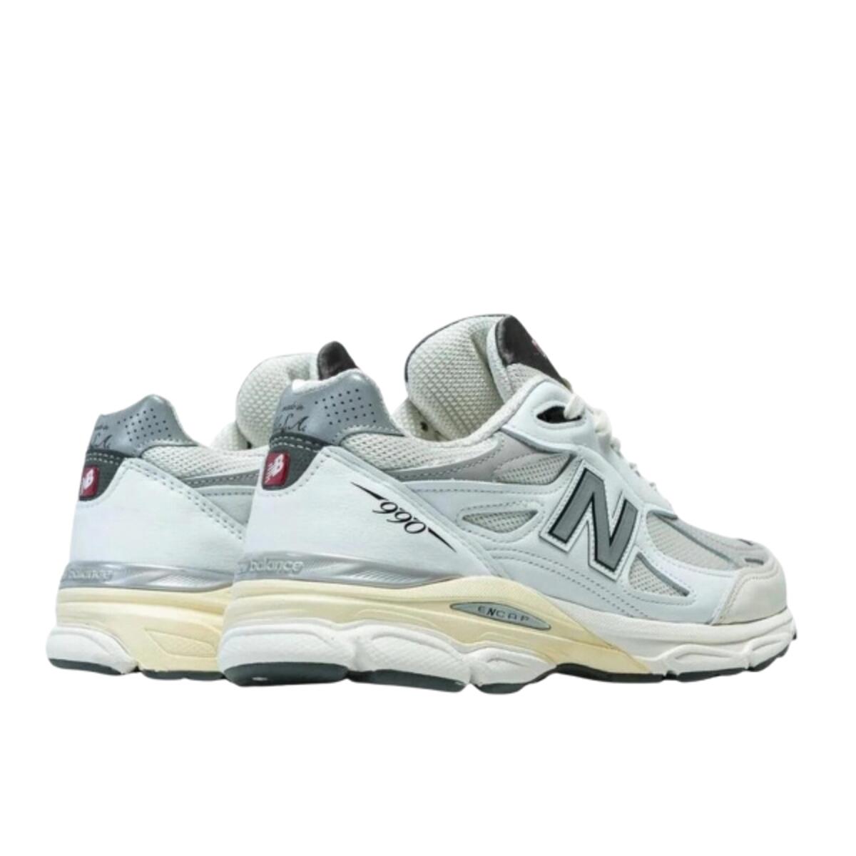 Chaussures  New Balance 990 V3 MiUSA Teddy Santis Sea Salt 3/4