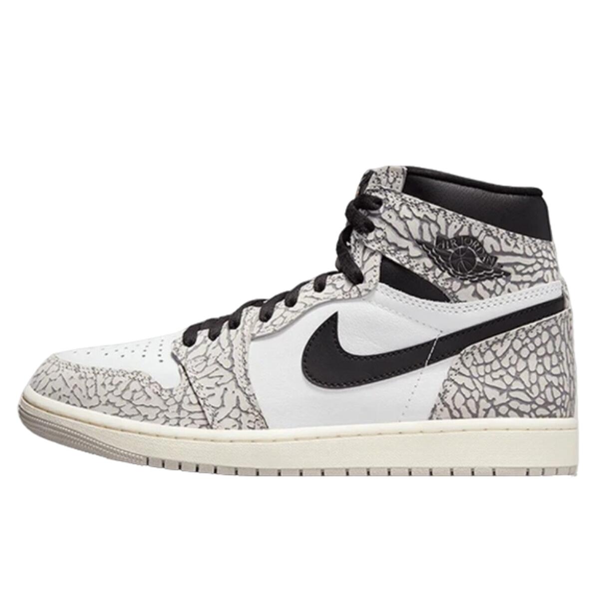 Jordan - Chaussures  1 High Retro Og Elephant Print - Baskets - Noir - 48,5 - Decathlon