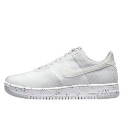 Chaussures Air Force 1 Low Crater Flyknit White