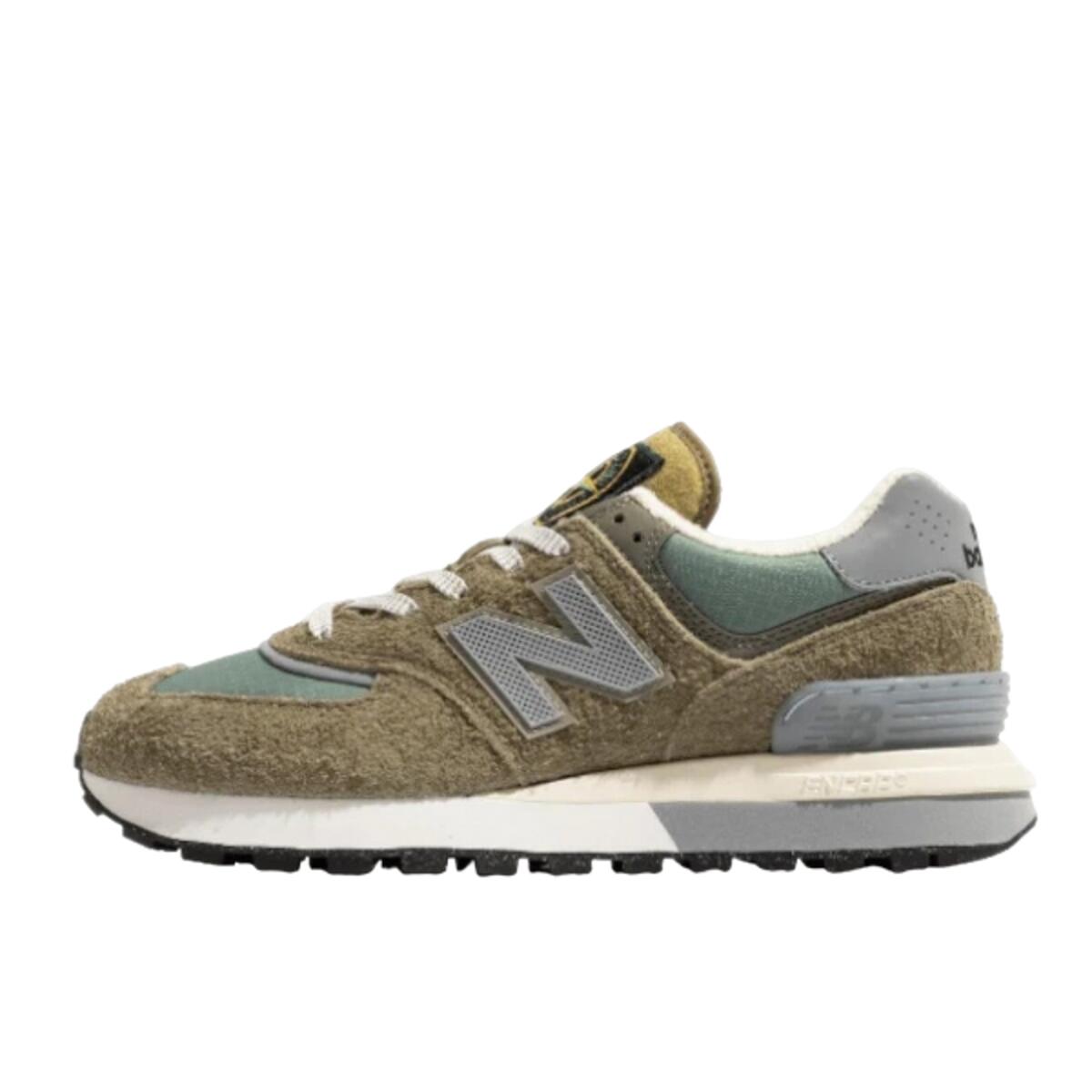 New Balance - Chaussures  574 Stone Island Legacy - Baskets - Vert - 45 - Decathlon