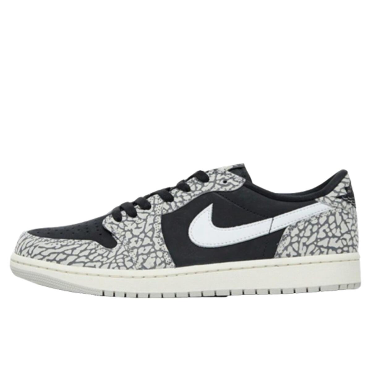 Jordan - Chaussures  1 Retro Low Og Black Cement - Baskets - Gris - 37,5 - Decathlon