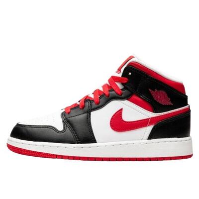 Zapatillas 1 Mid Gym Red Black White