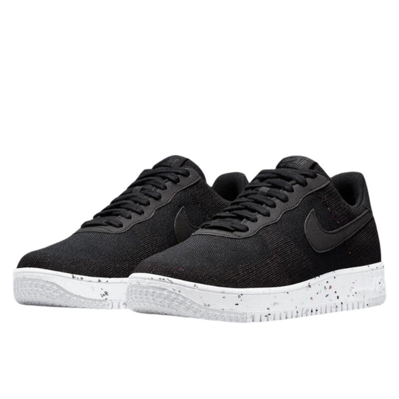 Air Force 1 Low Crater Flyknit Black White