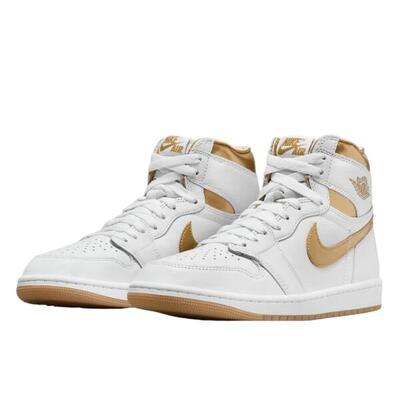Schoenen 1 retro high og metallic gold