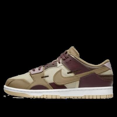 Schoenen dunk low scrap latte