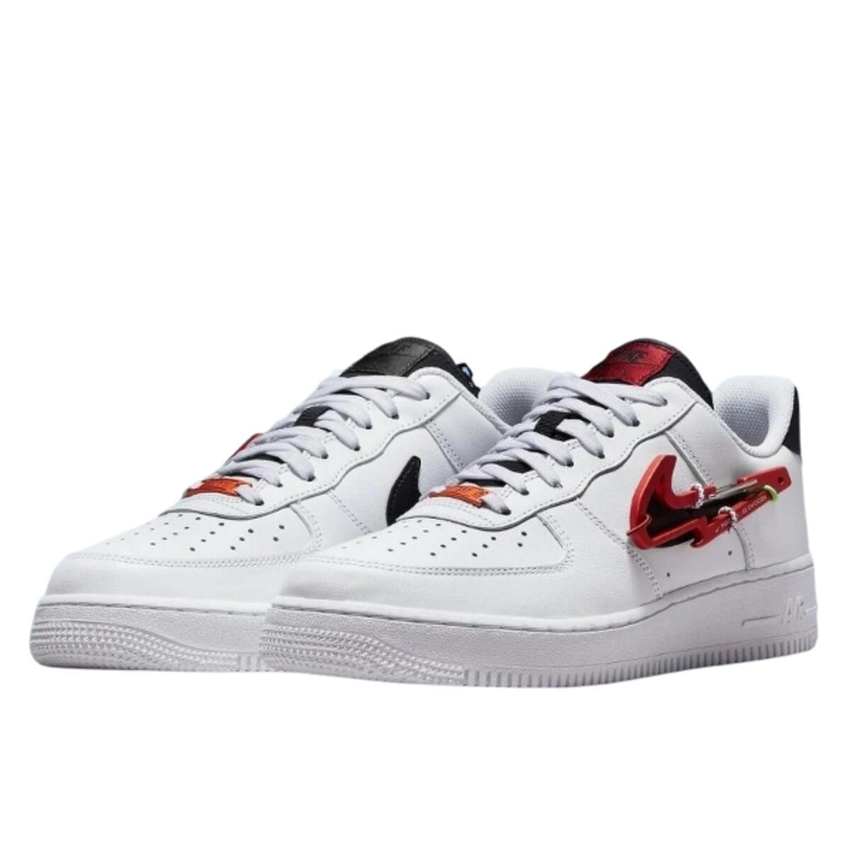 Chaussures  Air Force 1 Low Carabiner Swoosh Red 2/3