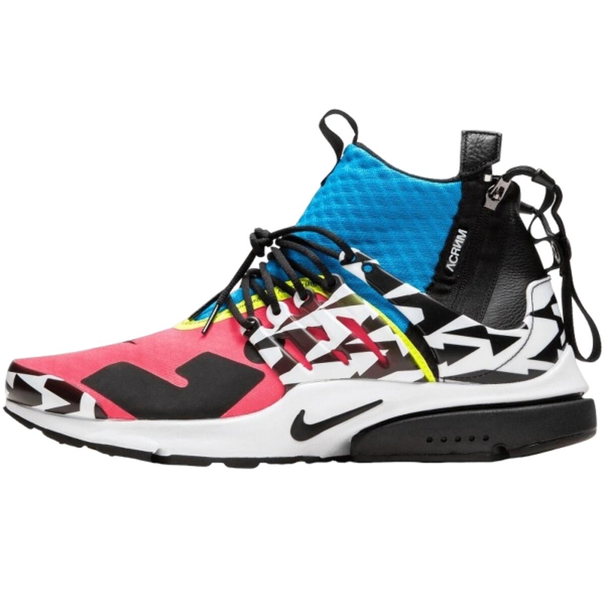 Scarpe  Air Presto Mid Acronym Pink 1/4