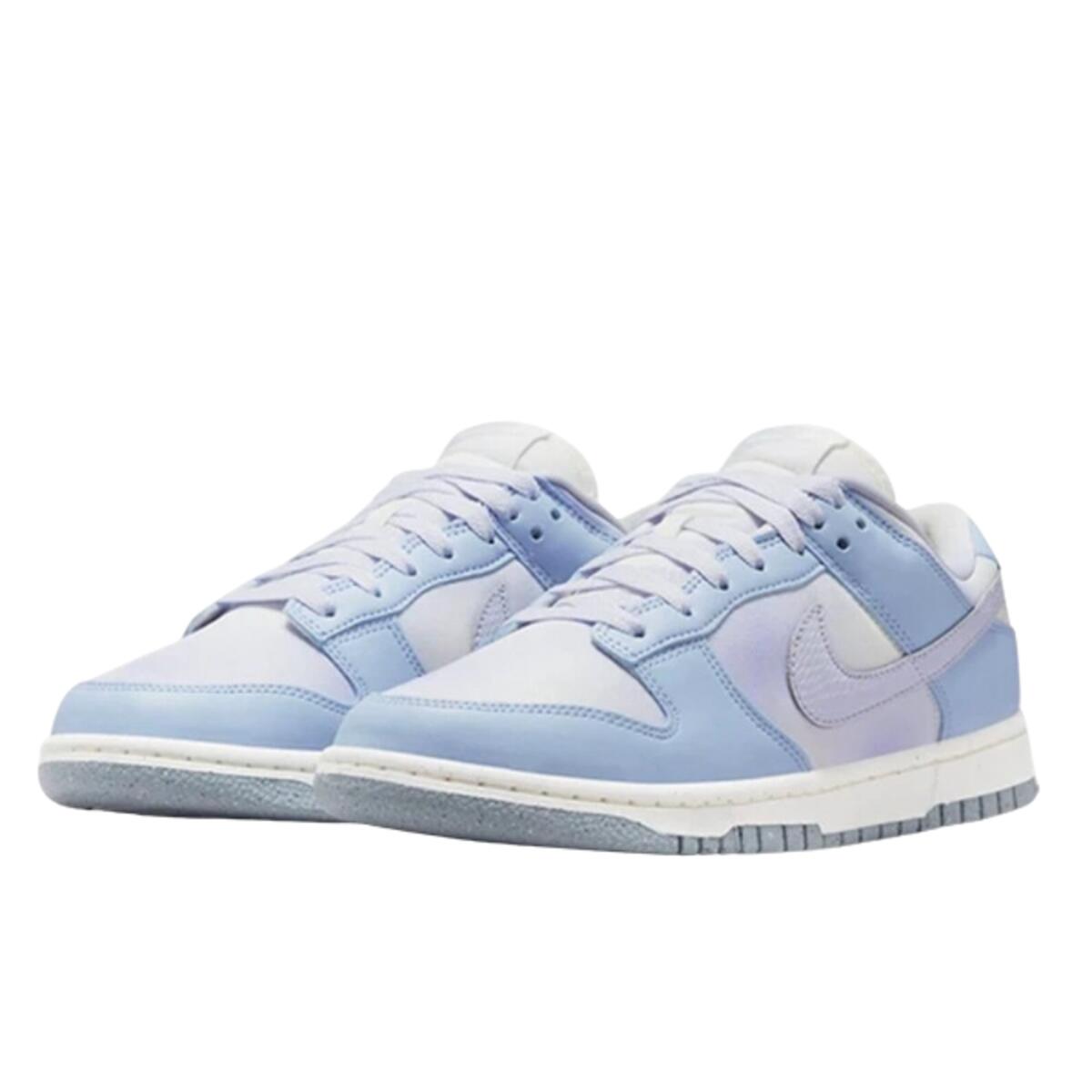 Nike Dunk Low White Blue Airbrush 2/3