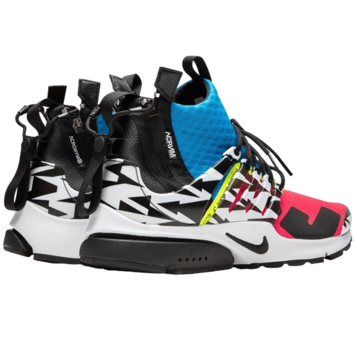 Scarpe  Air Presto Mid Acronym Pink 3/4