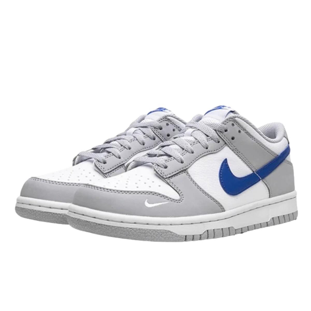 Chaussures  Dunk Low Mini Swoosh Wolf Grey Game Royal 2/6