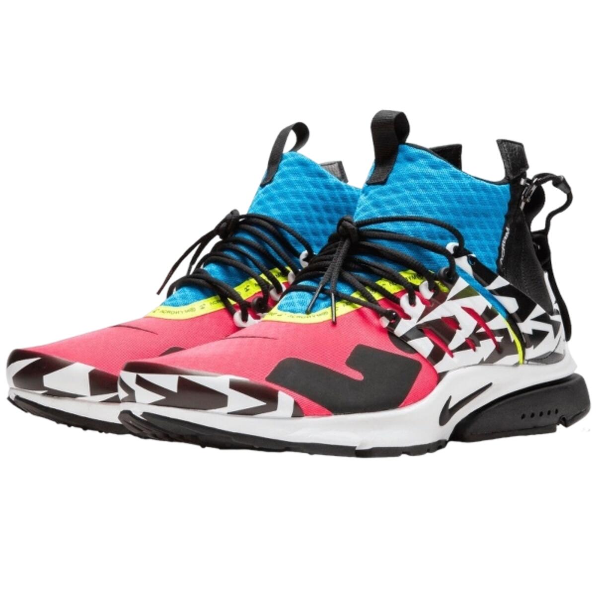 Scarpe  Air Presto Mid Acronym Pink 2/4