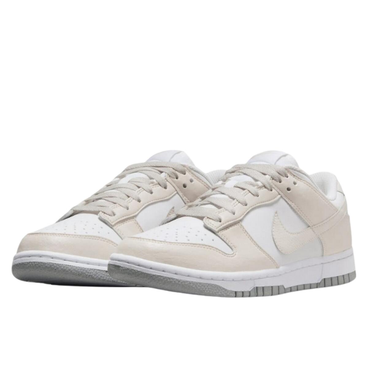 Chaussures  Dunk Low Next Nature White Light Orewood Brown 2/3