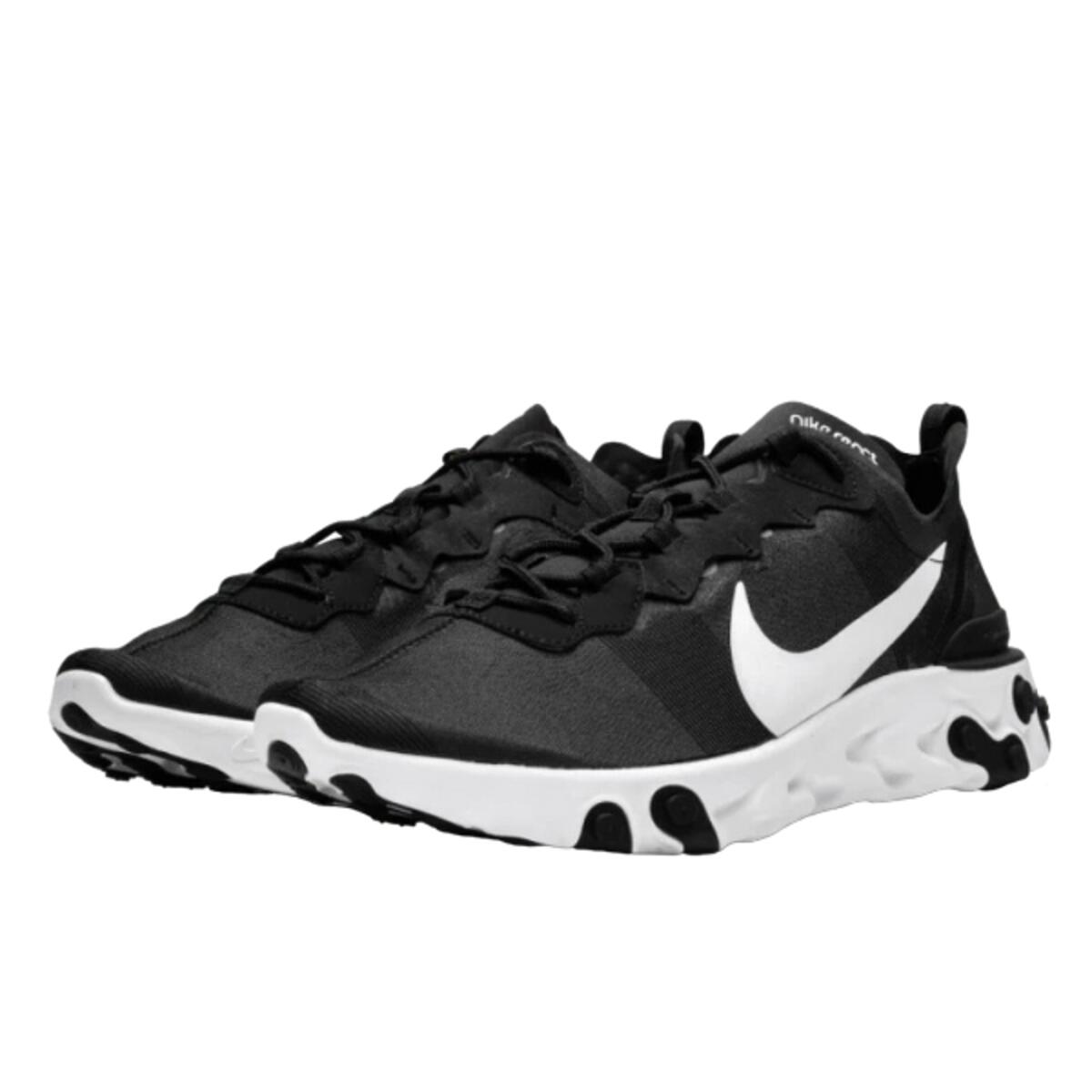 Chaussures  React Element 55 Black White 2/6