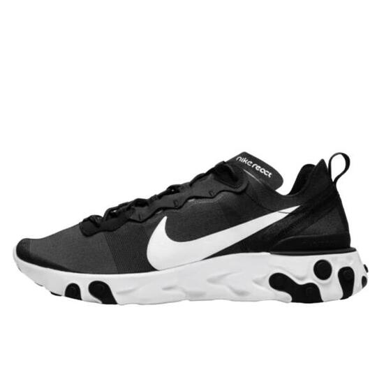 Scarpe React Element 55 Black White