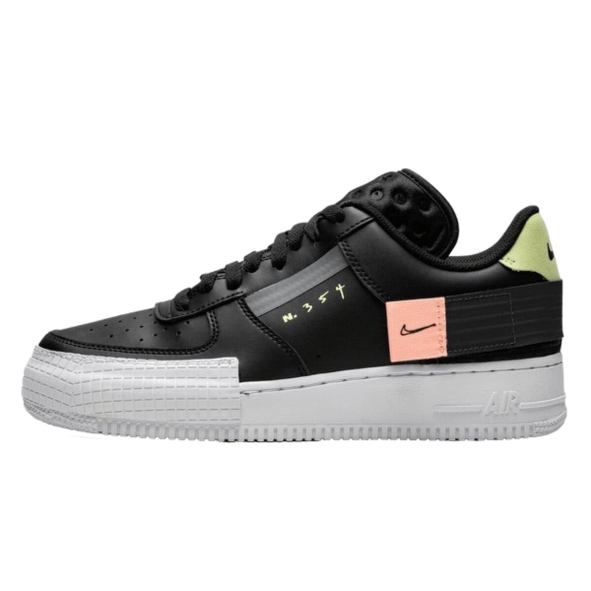 Nike - Chaussures Air Force 1 Low Drop Type Black - Baskets - Gris - Decathlon